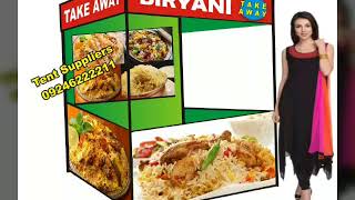 Biryani Advertising Marketing Canopy Tent