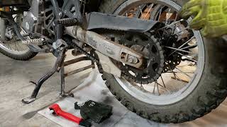 6 Steps in 6 Minutes - How to Lube a Dual Sport Chain