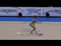 Linoy ASHRAM (ISR) ribbon - 2015 Stuttgart worlds Qualifs