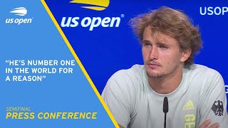 Alexander Zverev Press Conference | 2021 US Open Semifinal