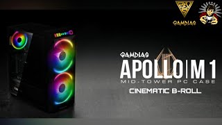 GAMDIAS APOLLO M1 ARGB CABINET | CINEMATIC B-ROLL | GAMDIAS | GU007