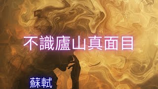 《古詩·蘇軾- 題西林壁》 鋼琴演奏曲～「橫看成嶺側成峰，遠近高低各不同。不識廬山真面目，只緣身在此山中。」仁者見仁，智者見智。