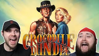 CROCODILE DUNDEE (1986) TWIN BROTHERS FIRST TIME WATCHING MOVIE REACTION!