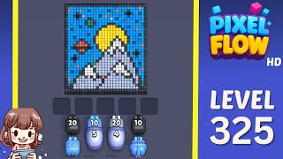 Pixel Flow Level 325 Solution Walkthrough