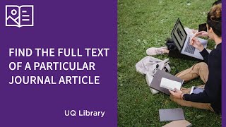 Find the full text of a particular journal article