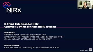 E Prime Extension for NIRx   Optimize E Prime for NIRx fNIRS systems