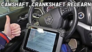 DODGE JOURNEY CRANKSHAFT POSITION SENSOR RELEARN, CAMSHAFT POSITION SENSOR RELEARN. FIAT FREEMONT