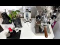 acaia lunar scale first coffee flow control device on lelit marax