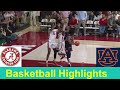 #8 Auburn vs Alabama Basketball Game Highlights, Jan 24 2024