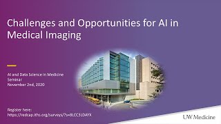 Challenges and Opportunities for AI in Medical Imaging: AI and Data Science in Medicine