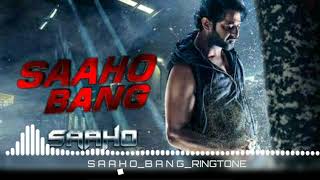 SAAHO BANG BGM RINGTONE||Saaho new status bang BGM ||awesome avee player template visualiser video