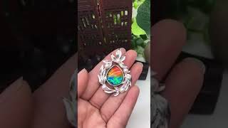 Ammolite Jewelry  斑彩石首饰