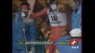Pirmin Zurbriggen wins downhill (Kitzbühel 1987)