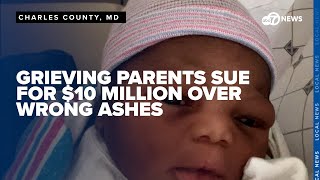 Grieving parents file $10 million lawsuit after receiving wrong ashes from Maryland crematory