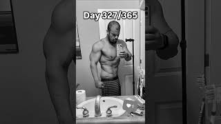 After 327 days of training !!! Sub for more motivation.#training #workout #transformation #progress