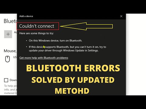 Ошибка «НЕ МОЖЕТ ПОДКЛЮЧИТЬСЯ» в Windows 10/11. Отсутствует кнопка включения Bluetooth в Windows 1011. 5 исправлений.