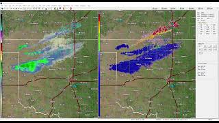 Meteorological vs. Non-Meteorological Targets on KVNX WSR-88D Radar - 02/27/24 TX/OK Wildfires