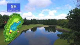 ミルフィーユゴルフクラブ No.8 Par3【空撮動画】