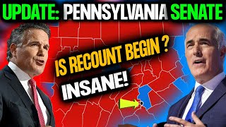 Update: Pennsylvania Senate race triggers recount? Bob Casey McCormick refuses to concede defeat!