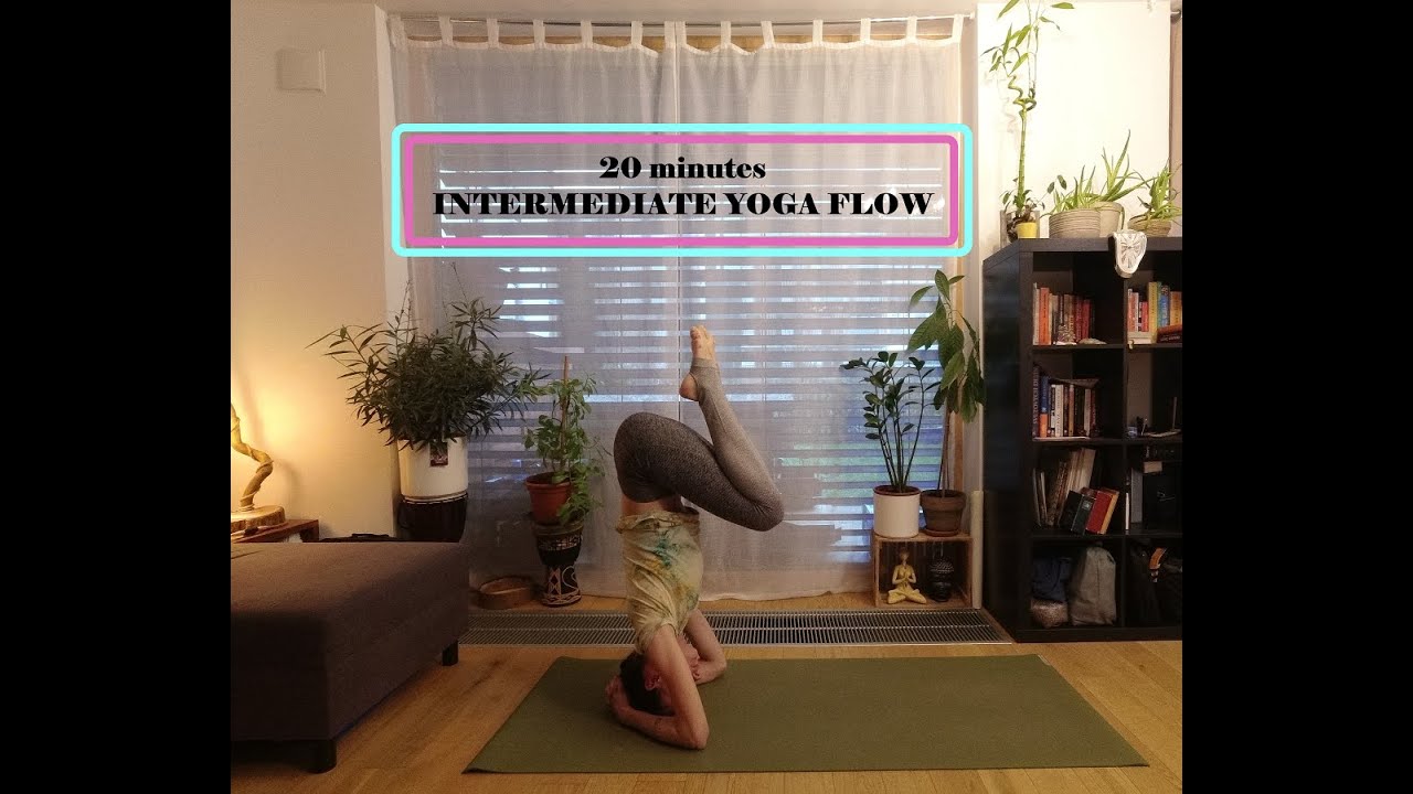 20 Minutes Intermediate Yoga Flow - YouTube