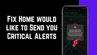 iPhone Stuck on Home would like to Send you Critical Alerts [Fixed]