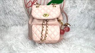 What’s in my mini backpack purse! 💘💋Affordable Bag Series