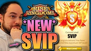 SVIP \u0026 VIP 19 coming soon! [comes with combat stats?] Rise of Kingdoms