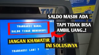 Saldo Tidak Mencukupi Padahal Masih Ada||Begini Cara Mengatasinya