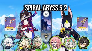 C0 Chasca Hypercarry & C3 Tighnari Spread | Spiral Abyss 5.2 | Genshin Impact