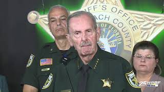 LIVE: Palm Beach Sheriff's Office gives update after man arrested with weapons at PBI