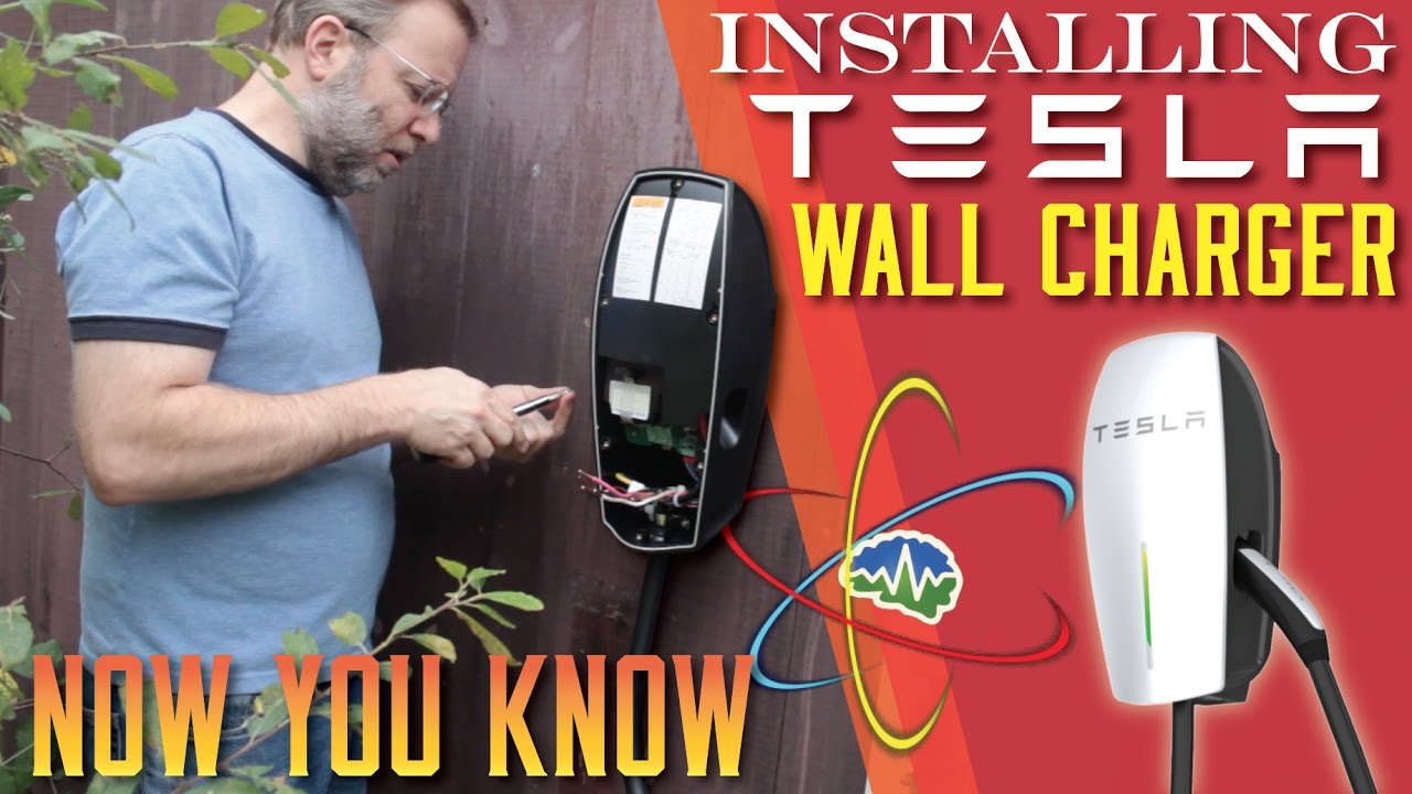 Installing Tesla Wall Charger - YouTube