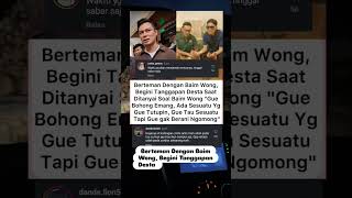 Begini Tanggapan Desta Saat Ditanyai Soal Baim Wong