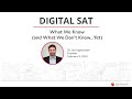 Digital SAT Q&A: What We Know and What We Don't