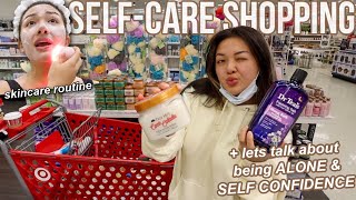 shopping for self care/hygiene essentials + lets talk confidence & being ALONE | vlogmas day 10