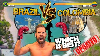 BRAZIL OR COLOMBIA? Best country to travel on a budget! | Guide: beaches, safety \u0026 what to do