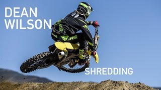 DEAN WILSON shredding laps on a SUZUKI