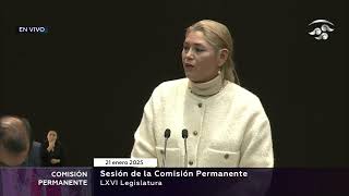 Sesión de la Comisión Permanente, del 21 de enero de 2025.