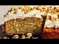 Pistachio Cake with Cream Cheese Fluff