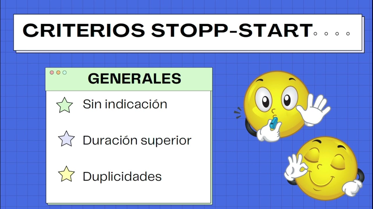 Criterios STOPP-START - YouTube