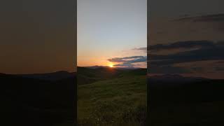 阿蘇 大観峰からの夕日が美しすぎる　The sunset from Mt. Aso Daikanbo is so beautiful