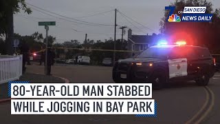 80-year-old man stabbed while jogging in Bay Park | SD News Daily | NBC 7 San Diego