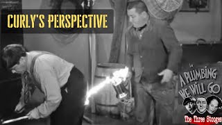 Three Stooges - A Plumbing We Will Go - CURLY PERSPECTIVE #laugh #funny #comedy