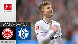 Eintracht Frankfurt - FC Schalke 04 | 3-0 | Highlights | Matchday 16 – Bundesliga 2022/23