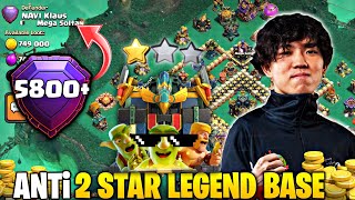 Anti 2 Star Global Pusher Legend Base| Th17 Best Pushing Base Link 2025- Clash Of Clans