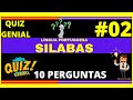 QUIZ DE SILABAS | PERGUNTAS E RESPOSTAS | QUIZ DE LÍNGUA PORTUGUESA | PORTUGUÊS ! QUIZ. #02