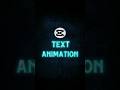 Capcut | Text Animation Tutorial 💀🔥 | #shorts #tutorial