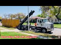 UNLOADING & LOADING Roll-Off Dumpster｜COMPLETE PROCESS｜West Coast Arborists｜ WCA