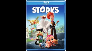 Opening to Storks 2016 Blu-ray