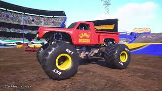 Monster Jam Showdown Gravedigger DLC ps5 freestyle gameplay