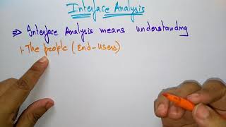 User Interface Analysis | Software Engineering | SE | Lec-69 | Bhanu Priya